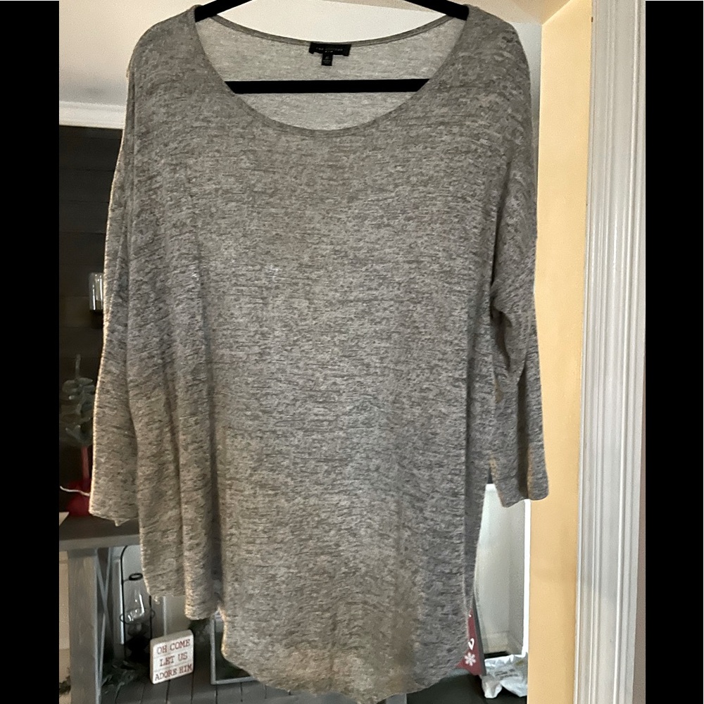 The Limited-  Black and white Marled thin sweater